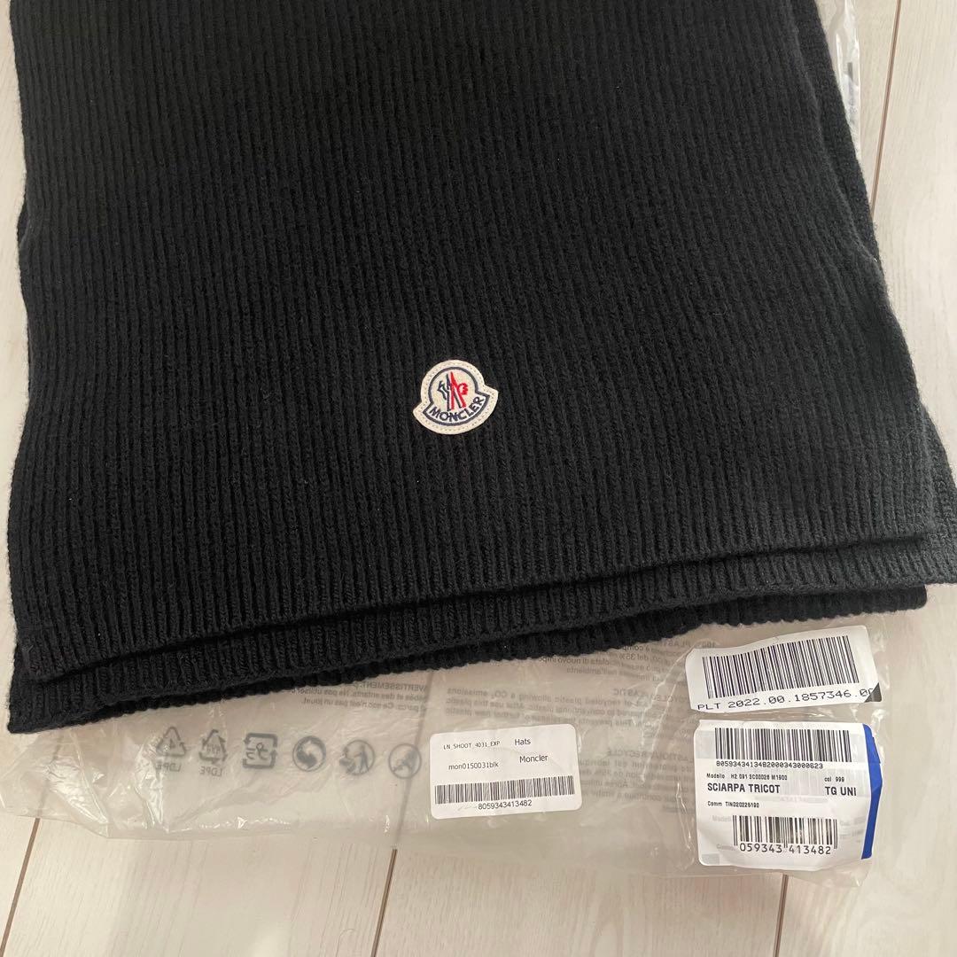 新品未使用 / モンクレール　カシミア混マフラー