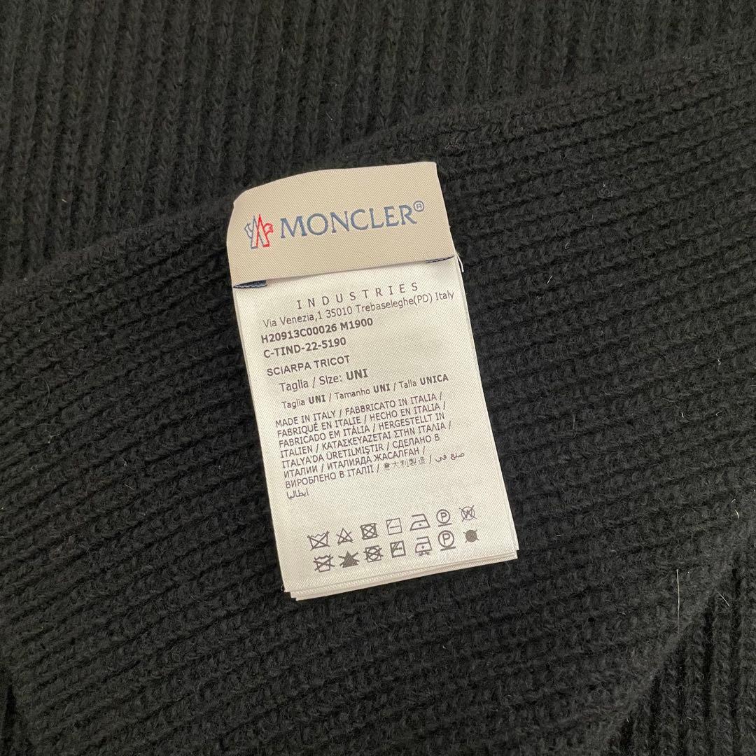 新品未使用 / モンクレール　カシミア混マフラー