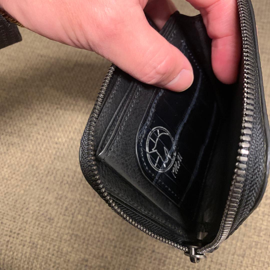 馬車道今井ポロサスL字ファスナー財布　美品