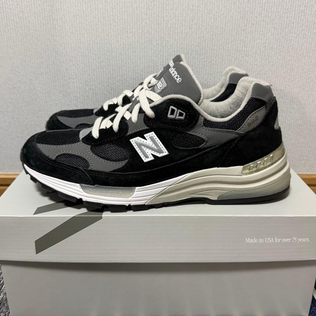 靴 New Balance U992BK (25.5cm / US7.5)