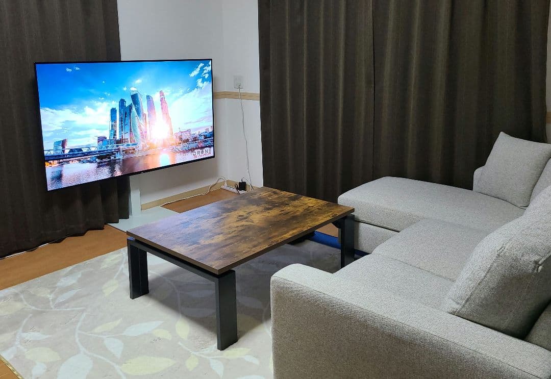 ニトリ こたつ 105×70cm NITORI 美品 ブラウン ローテブル