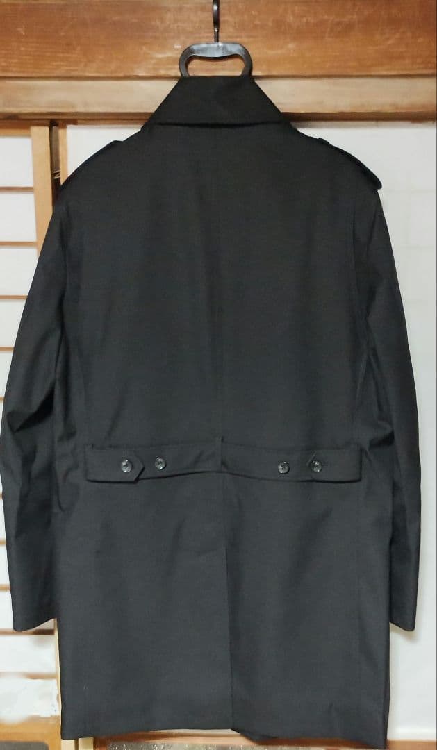 AH2401B 上熱シリーズ ヒートウォームトレンチコート スリム