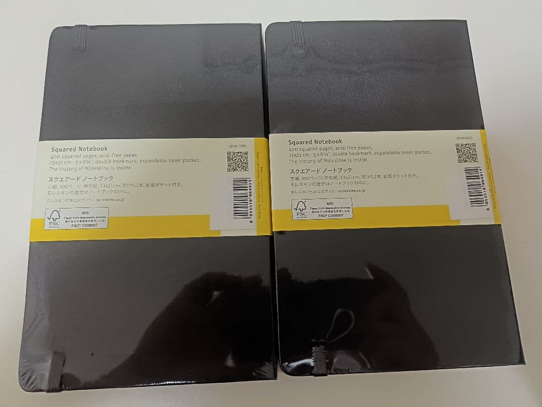 rita モレスキン スクエアードノートブックExpanded　3冊セット