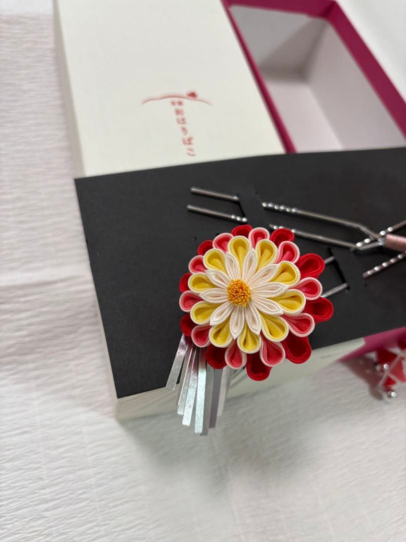 おはりばこ 髪飾り 華梅かんざし 七五三 日本髪