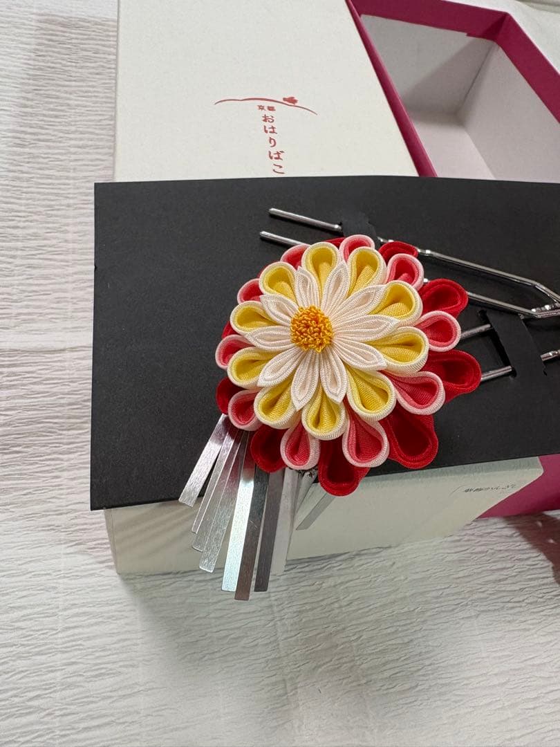 おはりばこ 髪飾り 華梅かんざし 七五三 日本髪