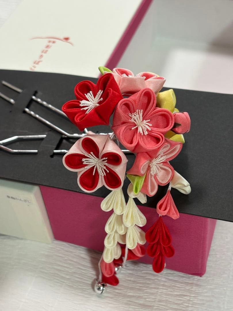 おはりばこ 髪飾り 華梅かんざし 七五三 日本髪