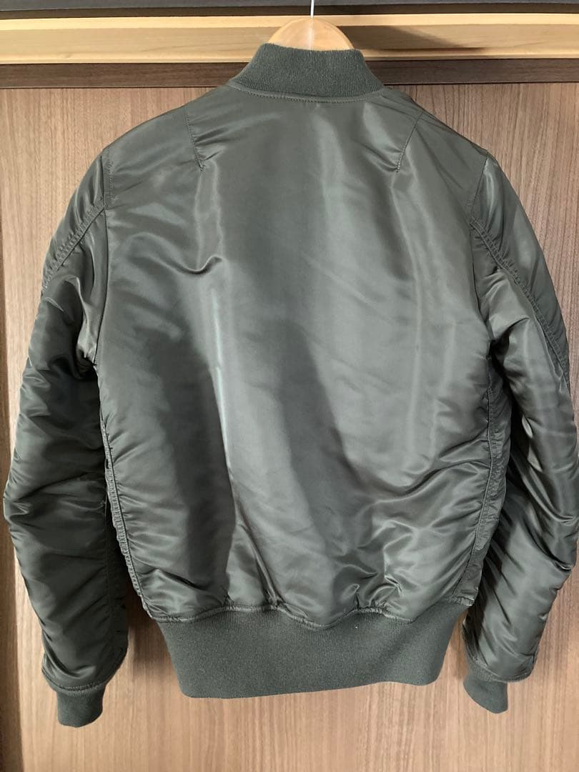 ALPHA MA-1 FLIGHT JACKET ダークグレー　極美品　サイズS