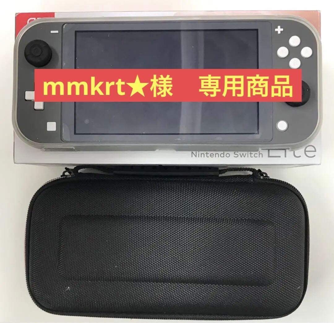 Nintendo Switch Lite Gray セミハードケース付き