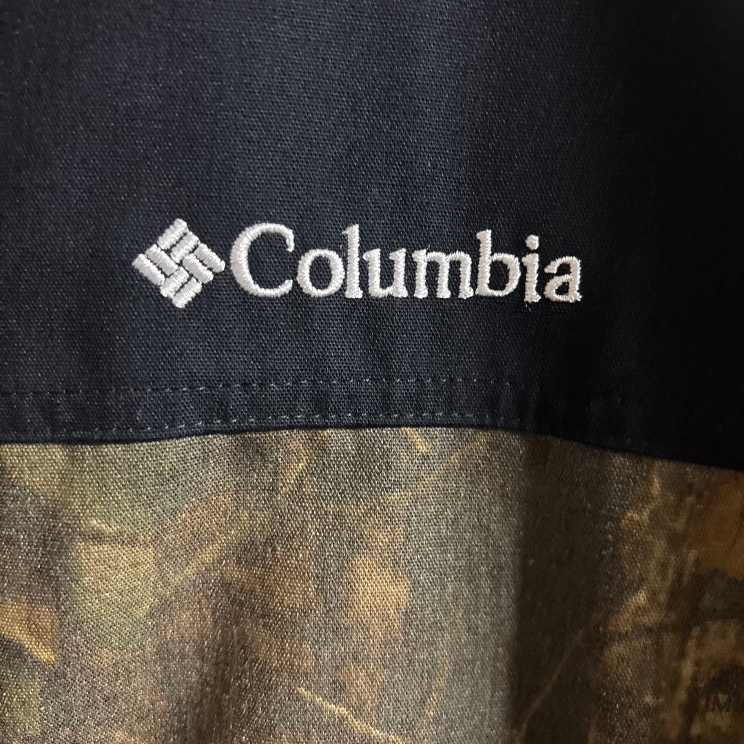 Columbia コロンビア ロマビスタフーディー 迷彩 カモフラ ブラックXL
