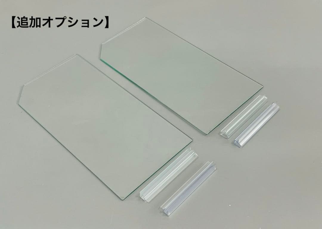 １セット限定300ｘ300ｘ400オールガラスオーバーフローセット