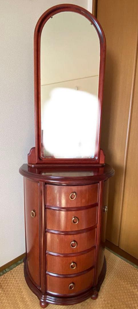 ドレッサー鏡台　フランスミラー　①鏡②棚　同時購入願います。