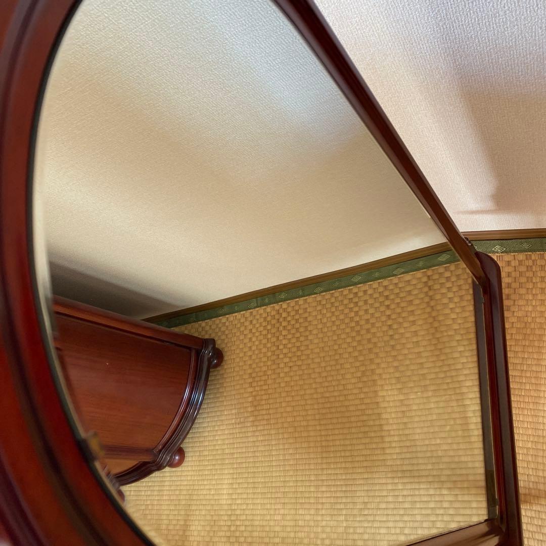 ドレッサー鏡台　フランスミラー　①鏡②棚　同時購入願います。