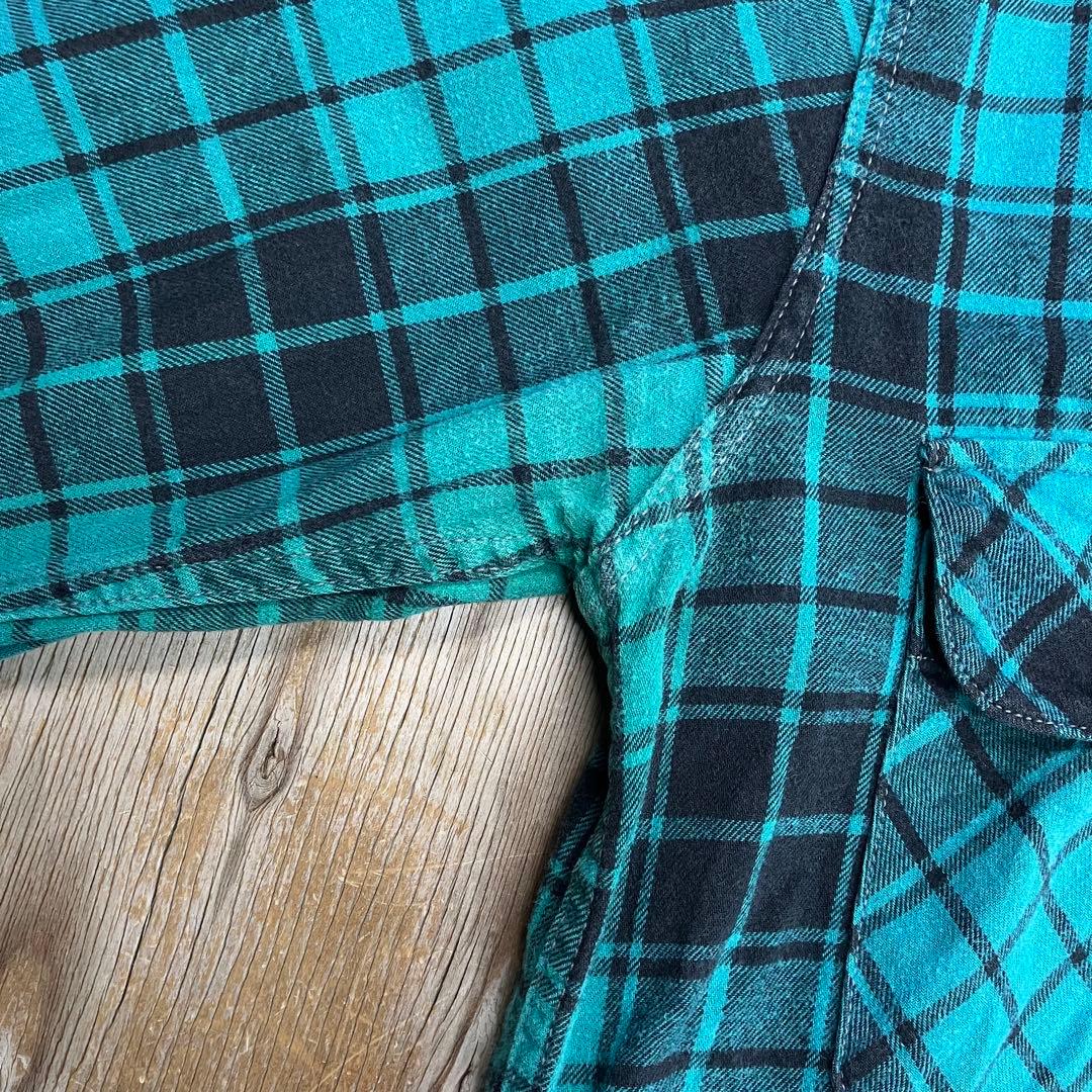 JOE MCCOY フランネルシャツ ブルー VINTAGE リアルマッコイズ