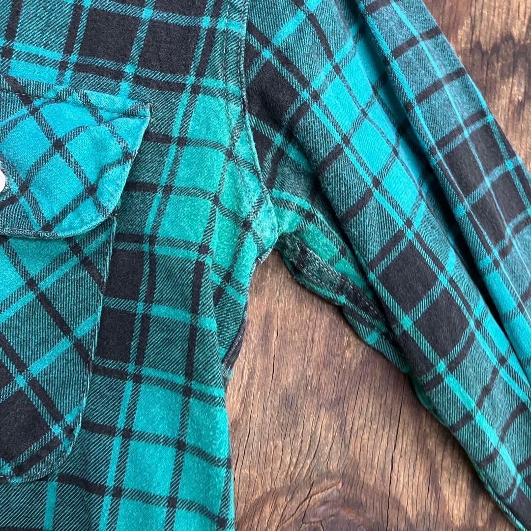 JOE MCCOY フランネルシャツ ブルー VINTAGE リアルマッコイズ