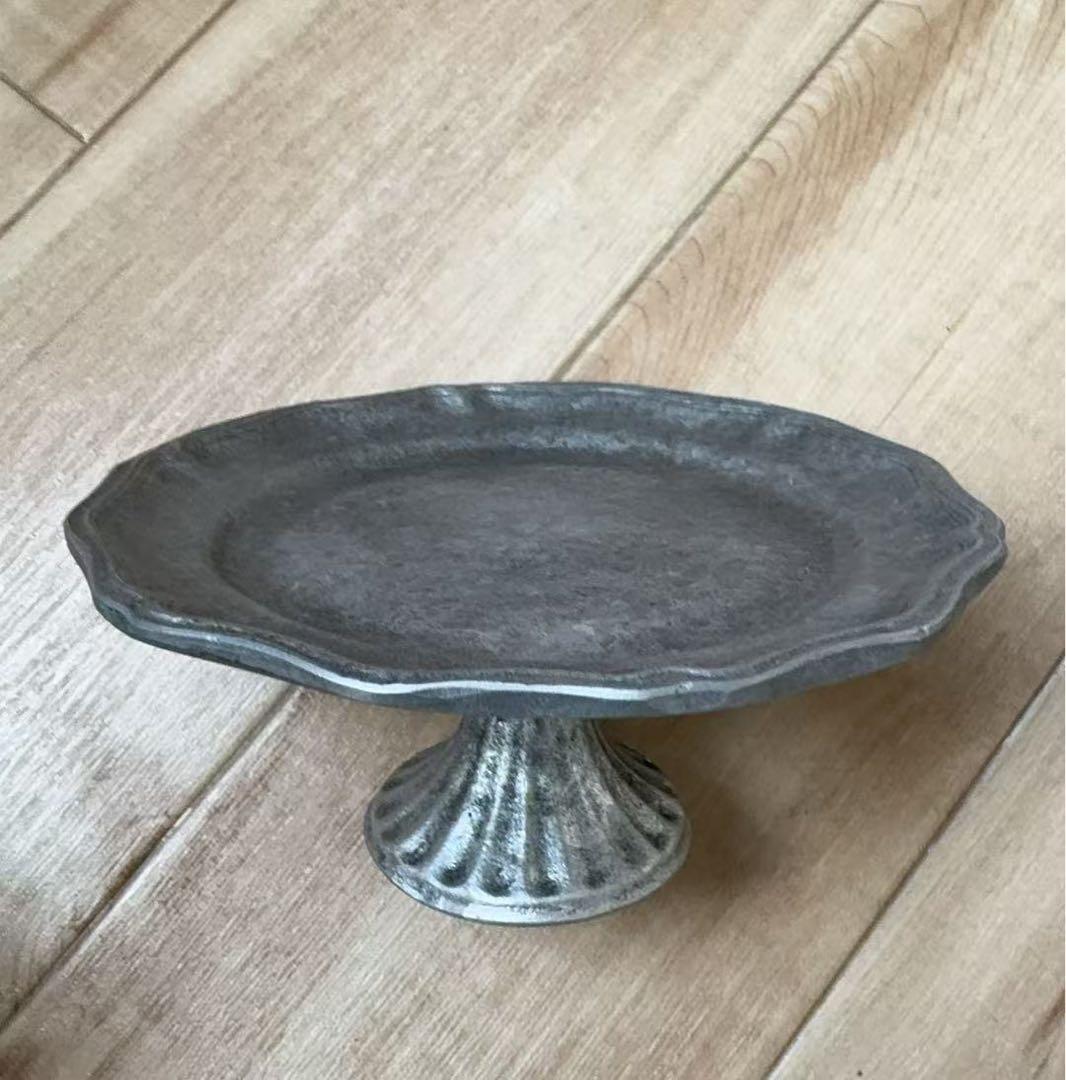 cofe コフェ co+fe 高台プレート 花リム コンポート