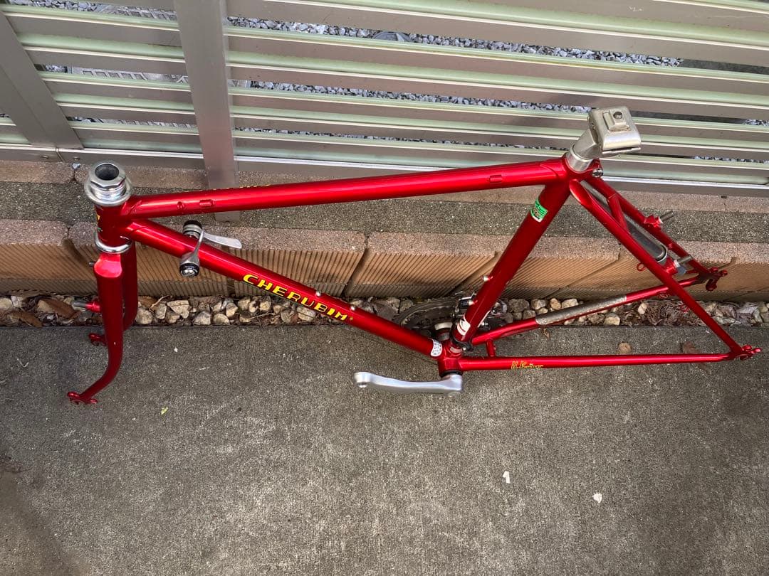 ケルビム　Cherubim レッド　ランドナー　フレーム　付属品あり　値下げ