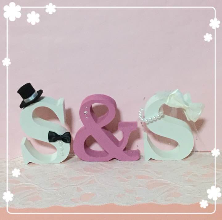 しーちゃん様確認用♡ウエディングバージョン・イニシャルオブジェ