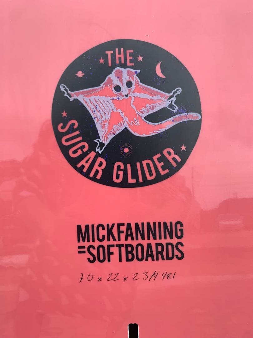 ミックファニング　ソフトボード　フィン　ケース付き