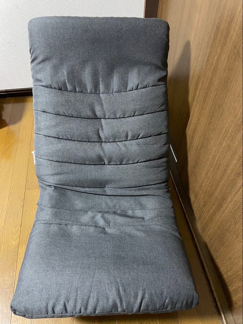 グレー座椅子 ポリエステル製