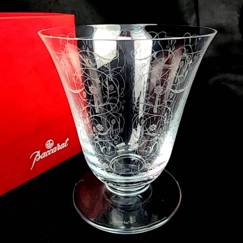 ▽未使用級▽バカラ ミケランジェロ 花瓶 フラワーベース　箱つき