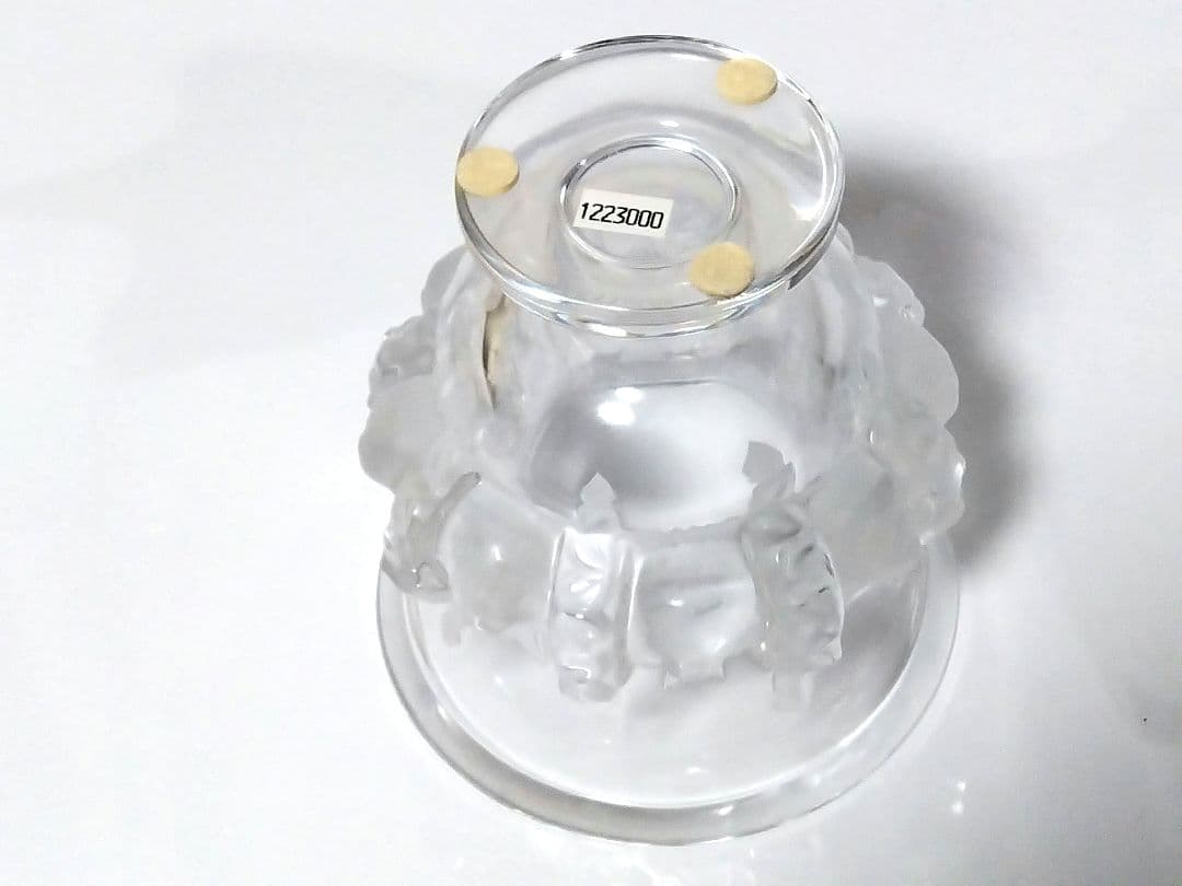 【未使用】LALIQUE ダンピエール ベース 花瓶 1223000