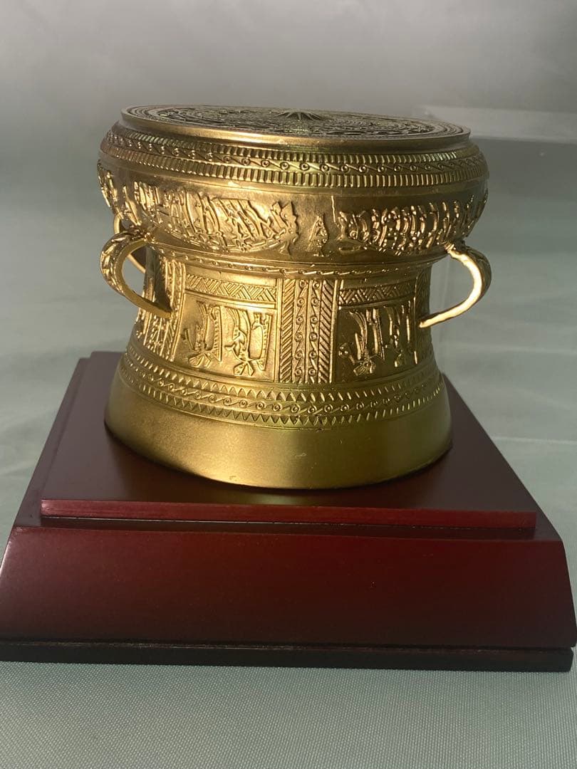 2521❣️ベトナム　ドンソンドラム　銅鼓　オブジェ