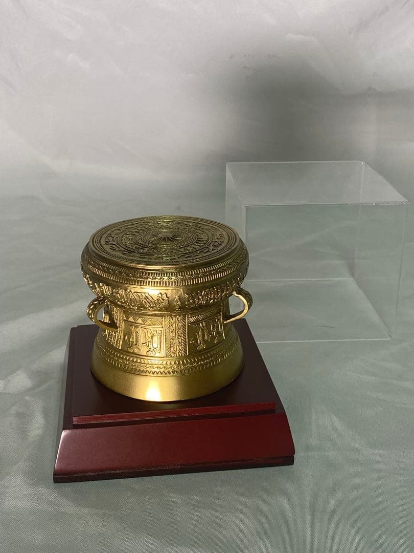 2521❣️ベトナム　ドンソンドラム　銅鼓　オブジェ