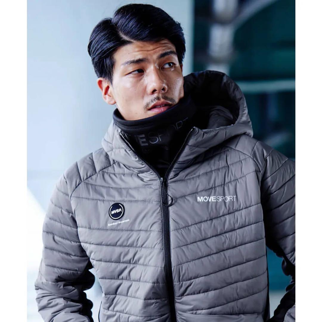 DESCENTE AERO CAPSULE ハイブリッドフーディー　グレー系