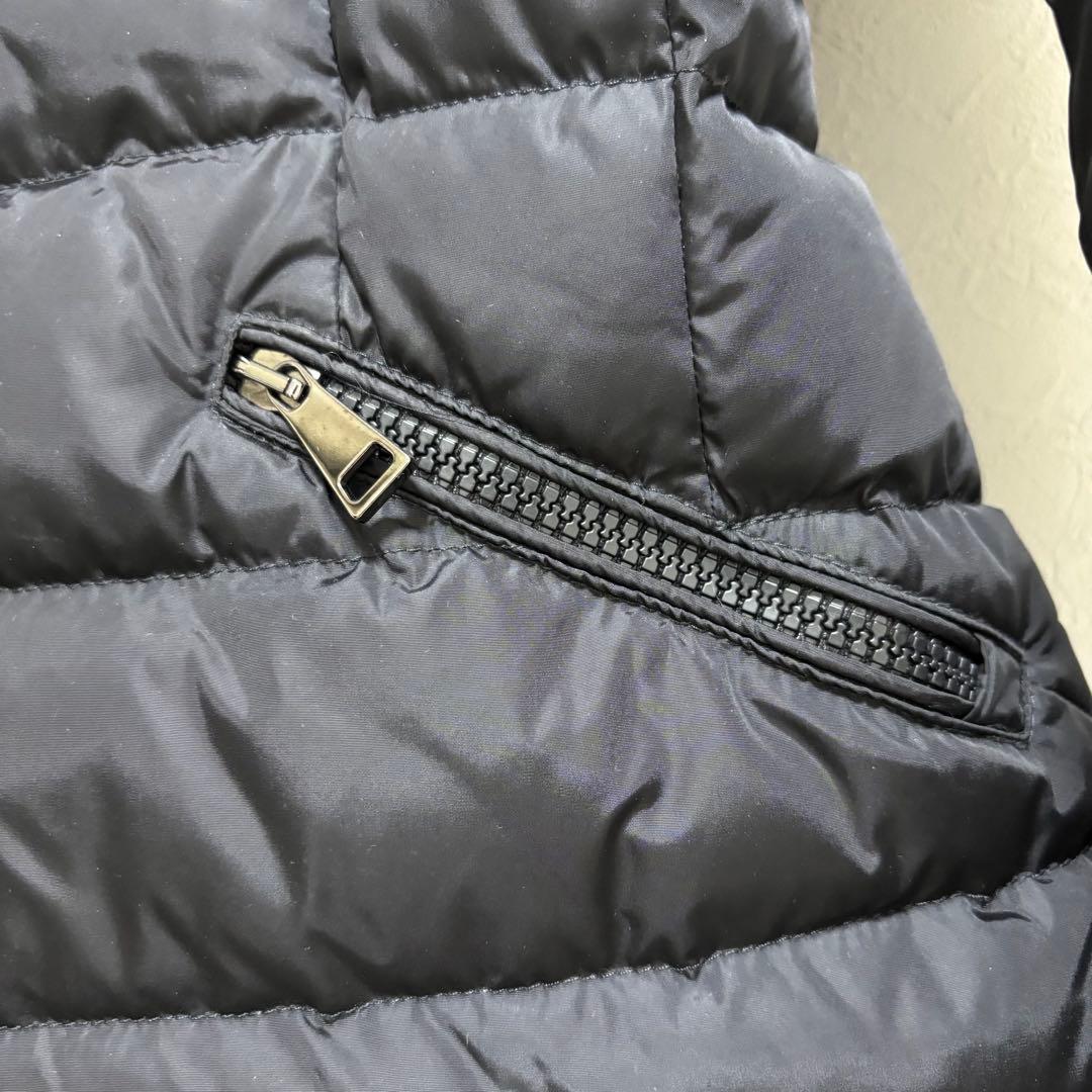 【正規品・美品】モンクレール フラメッテ ダウンコート ブラック サイズ0