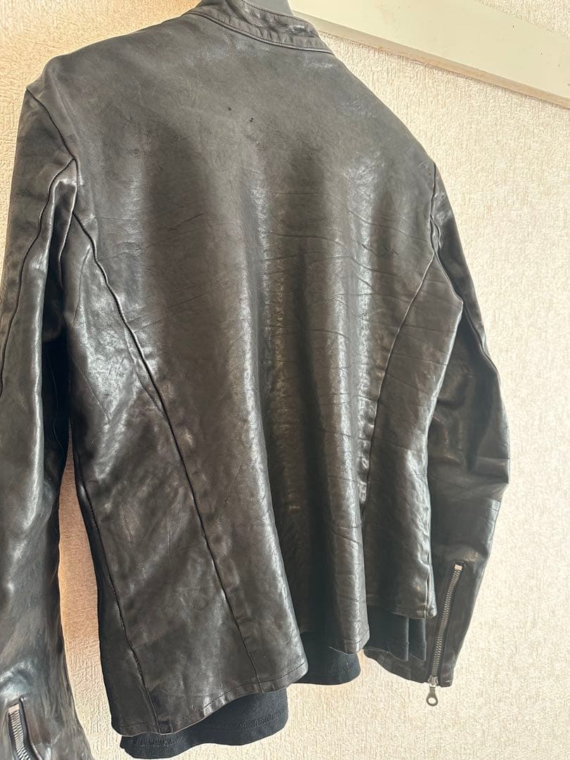 バックラッシュ イタリアンショルダー シングルライダースジャケット L 美品