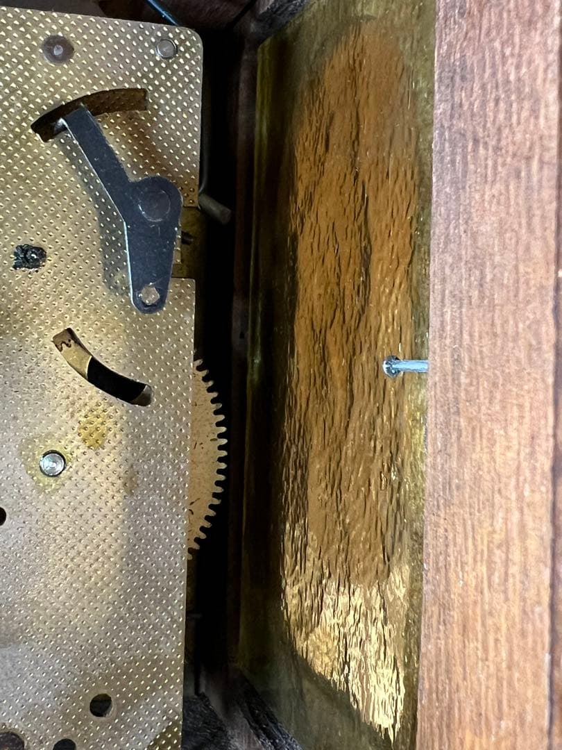 鸛《極稀少》動作確認済 ワルミンク ウーバ ムーンフェイズ 分銅式振り子掛時計