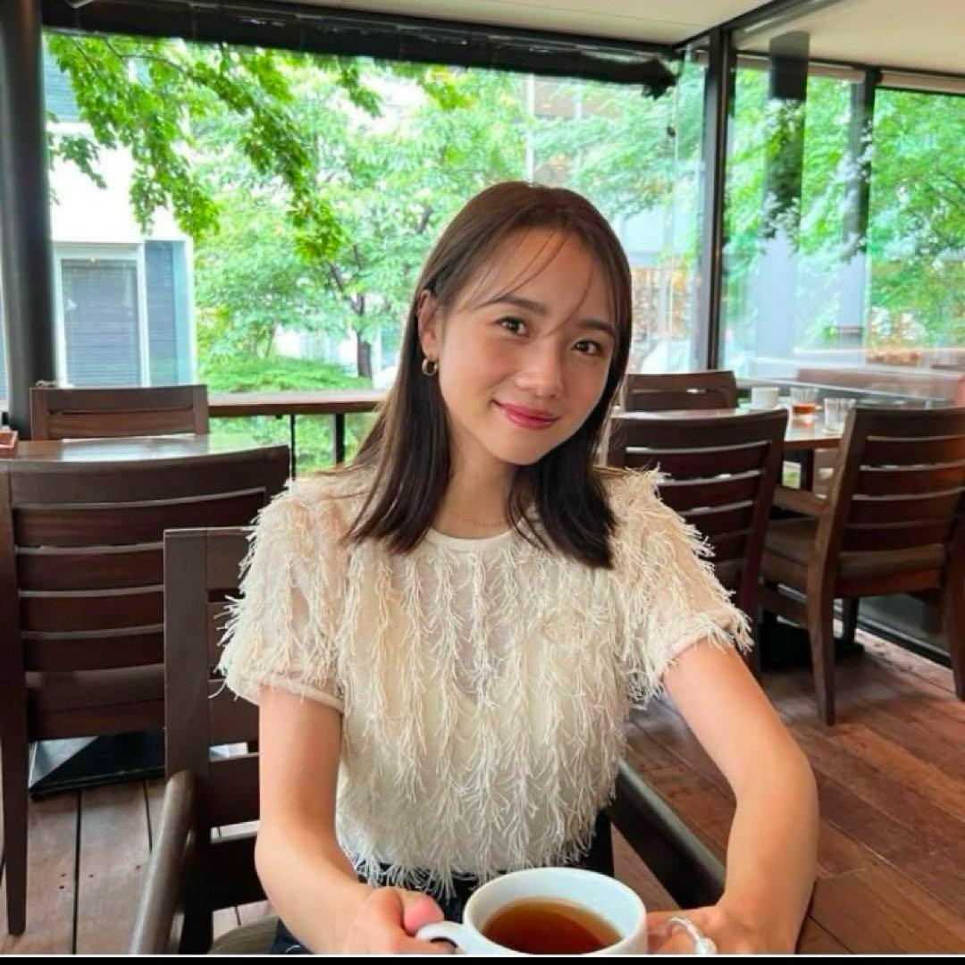 最終価格！beautiful people フリンジジャガードレイヤード