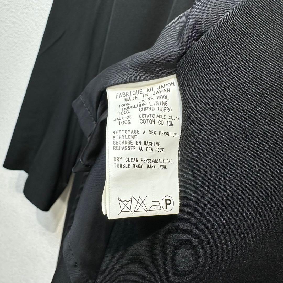 希少 美品 ワイズ ヨウジヤマモト ウール 変形 デザイン チェスターコート 3
