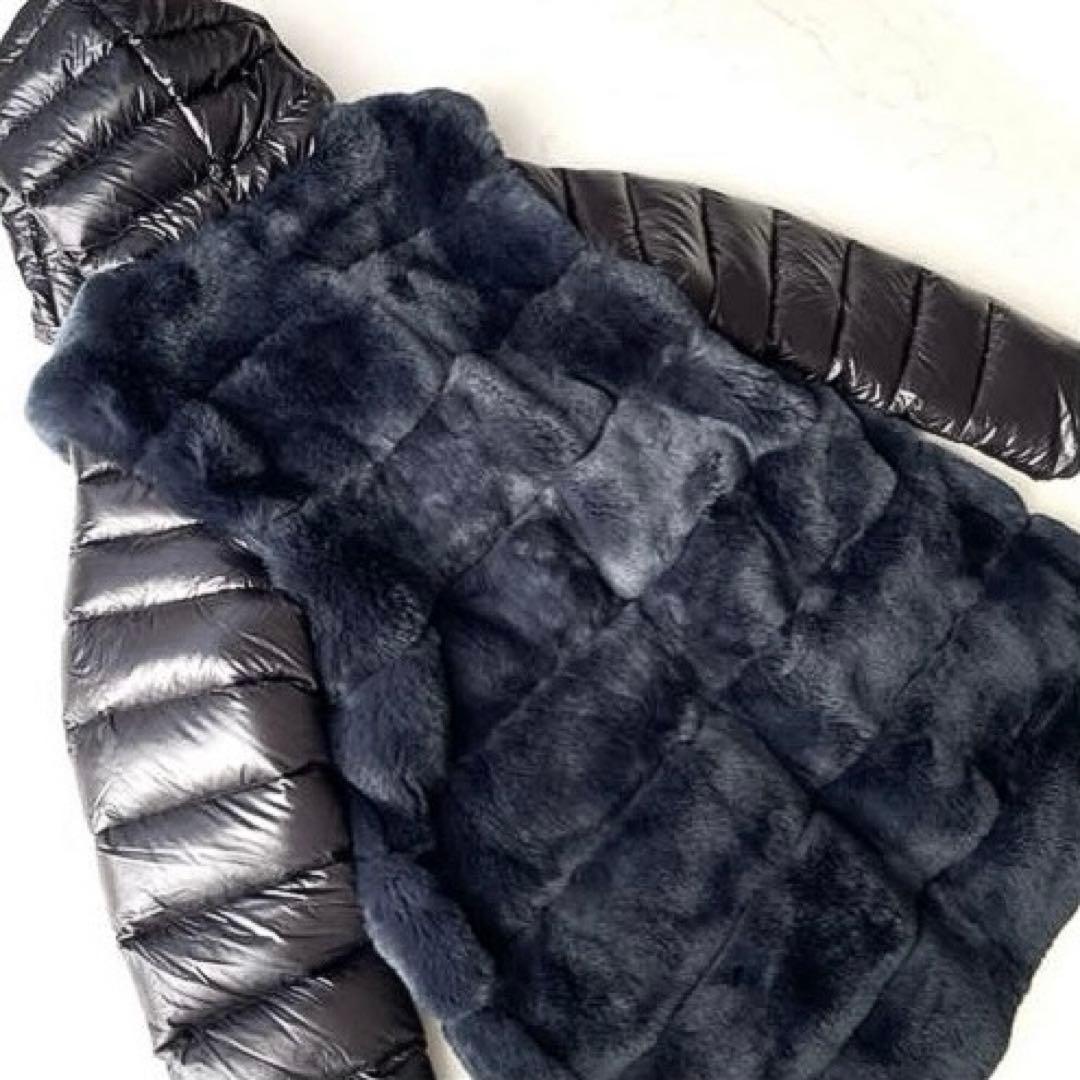 J-white 三京商会 高級レッキスファー＆ダウンコート 定価143,000円