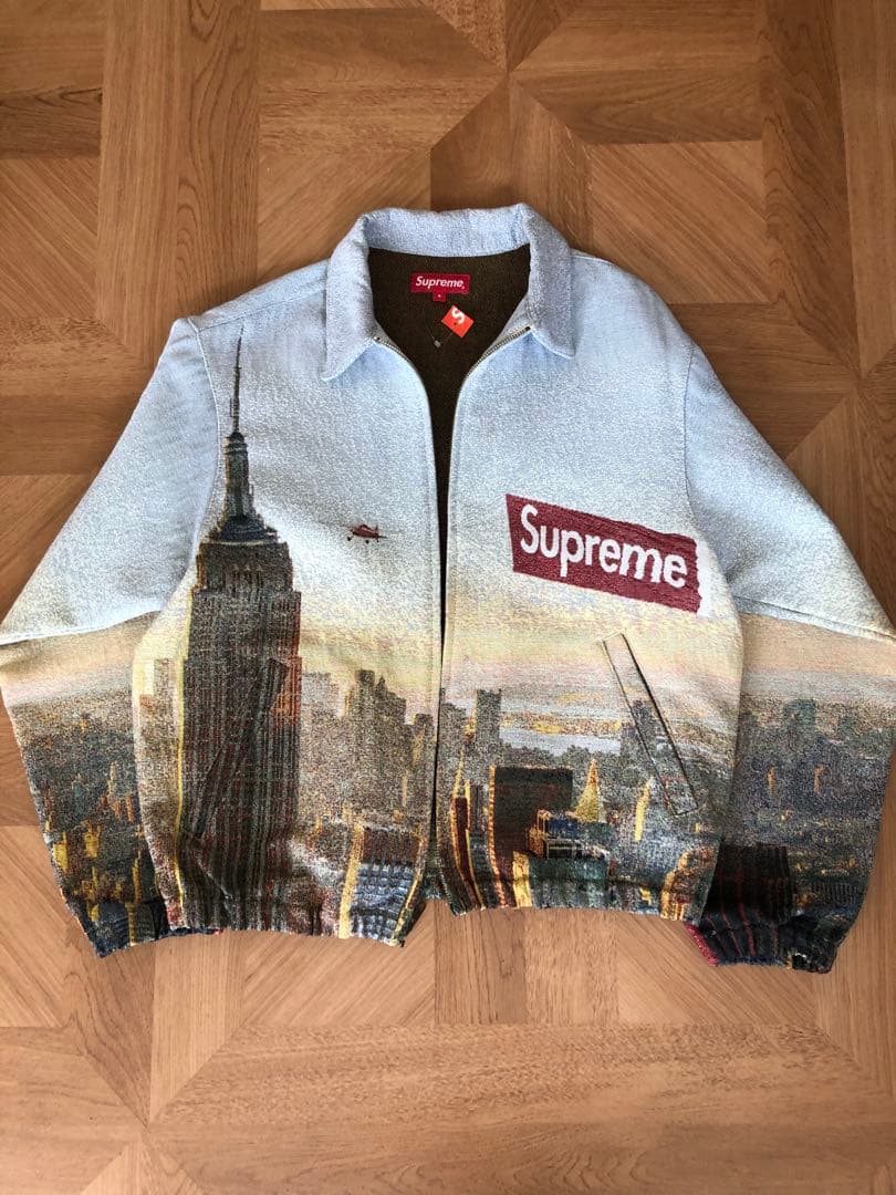 ジャケット・アウター supreme aerial tapestry harrington