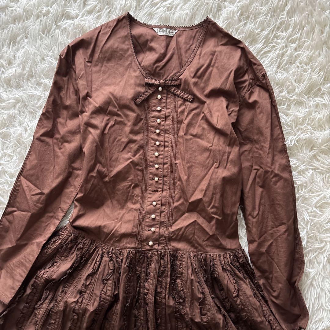 KANEKO ISAO ブラウン　ワンピース　希少　ピンクハウス