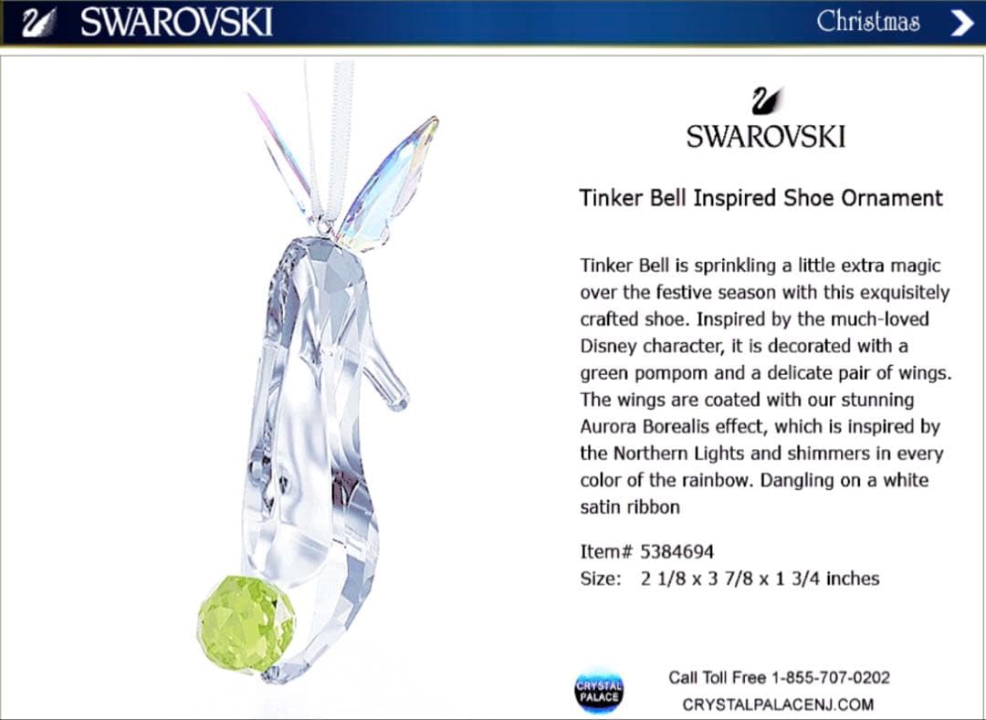 883【新品未使用】￥35,800／激レア入手困難／ティンカーベル靴／クリスマス