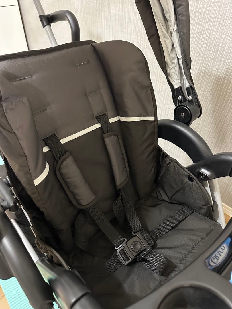 グレコ GRACO ルームフォーツー 2人乗りベビーカー 黒