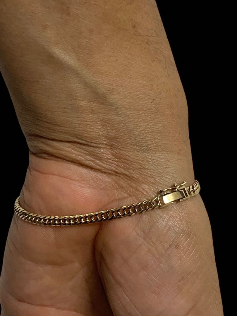 ト*ロ様 【中古】18金 喜平ブレスレット ダブル6面 10g 22cm