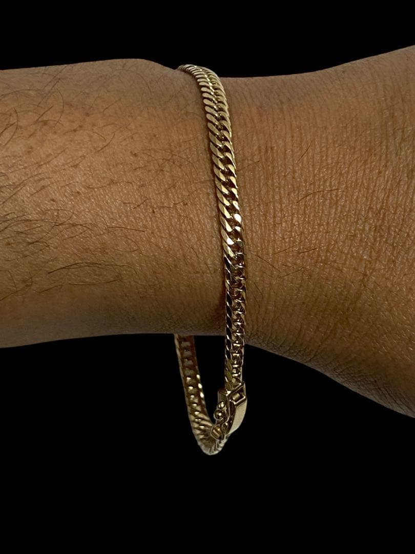 ト*ロ様 【中古】18金 喜平ブレスレット ダブル6面 10g 22cm