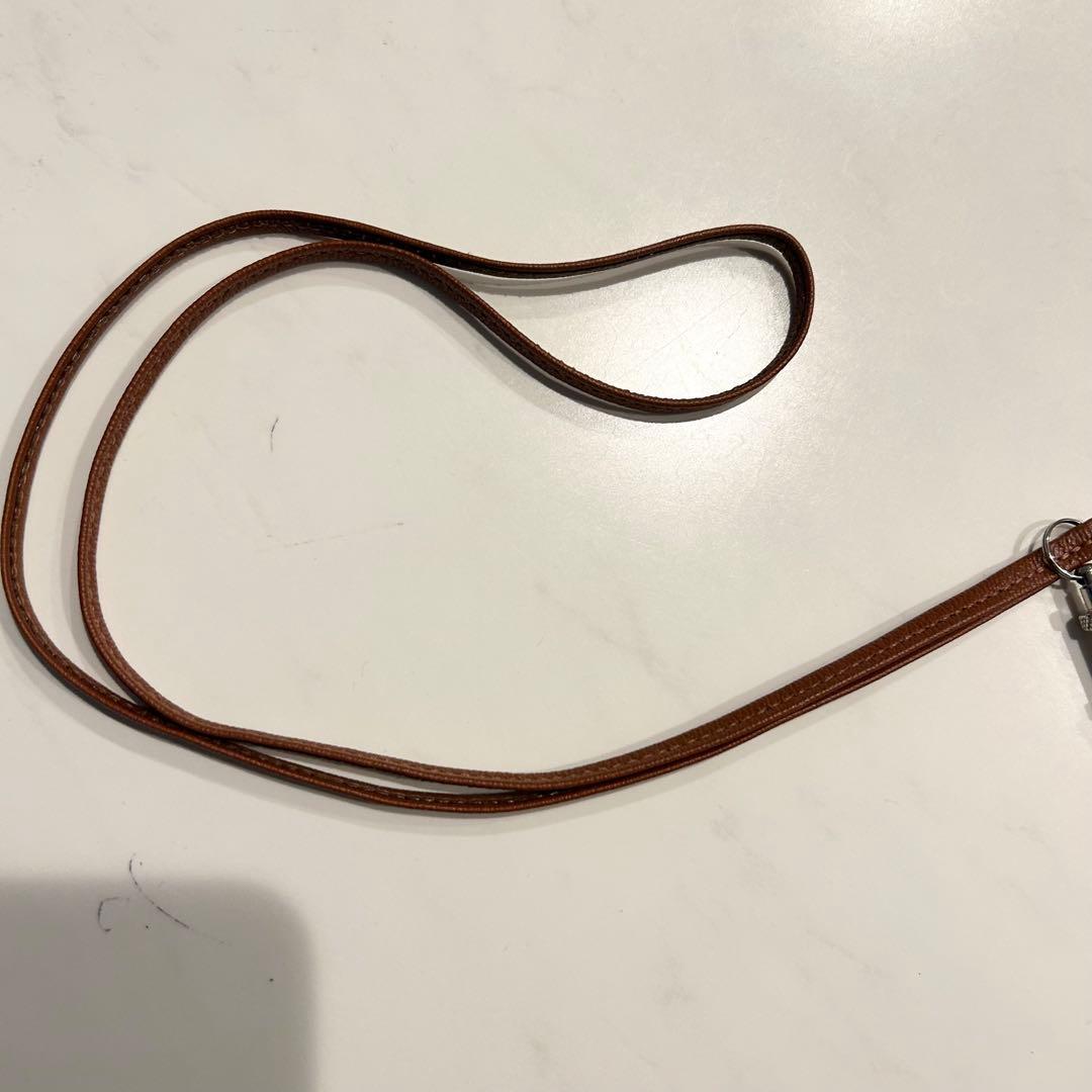 HERMÈS ホイッスル型ネックレス ブラウン　犬笛