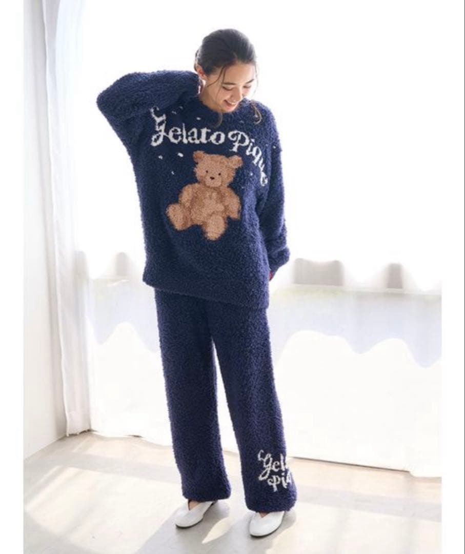 ジェラートスノーベアジャガードロングパンツ レディース