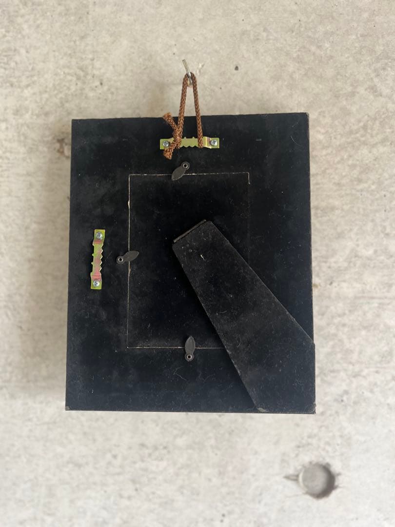 花とパールの装飾アートフレーム