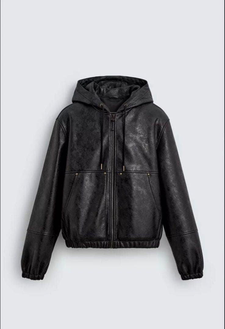 ZARAフーデッドジャケット