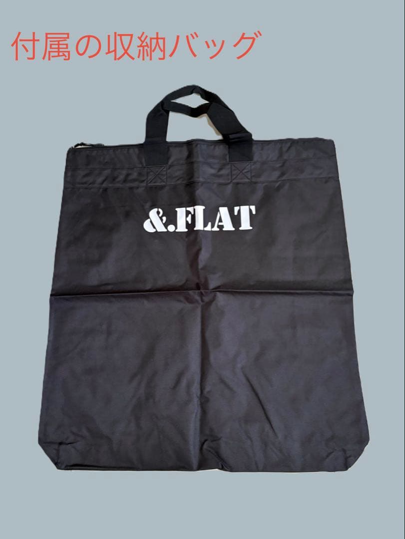 アンドフラット&FLATレッドメタリック折り畳みキャリーFL14-4-00001