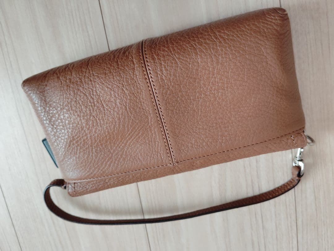 COACH　コーチ レザー　ミニバッグ　ブラウン　カード入れ