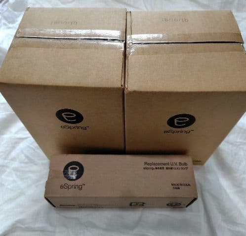アムウェイ Amway 浄水器 eSpring 　フィルター ２個　紫外線ランプ