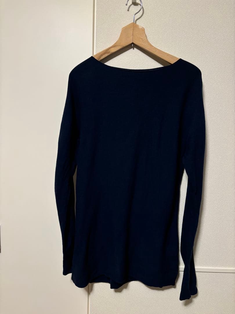 Mittan ウール100% ボートネック 長袖シャツ