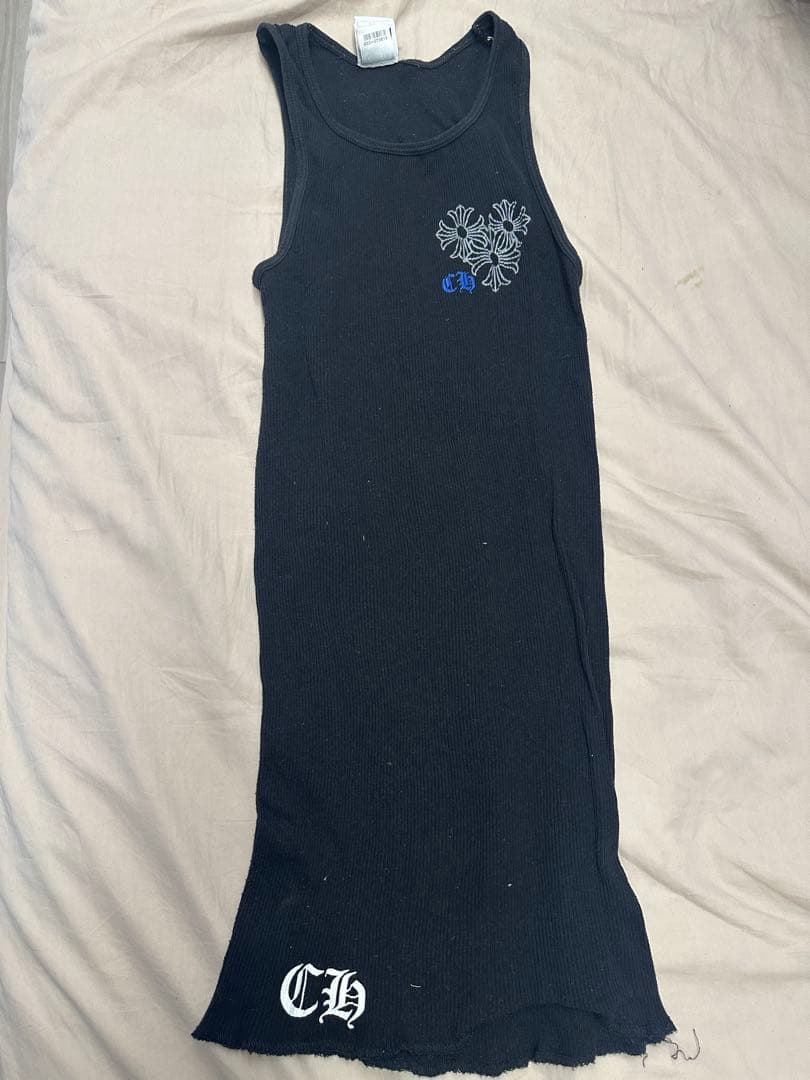 メンズ クロムハーツ タンクトップ Sサイズ(黒)