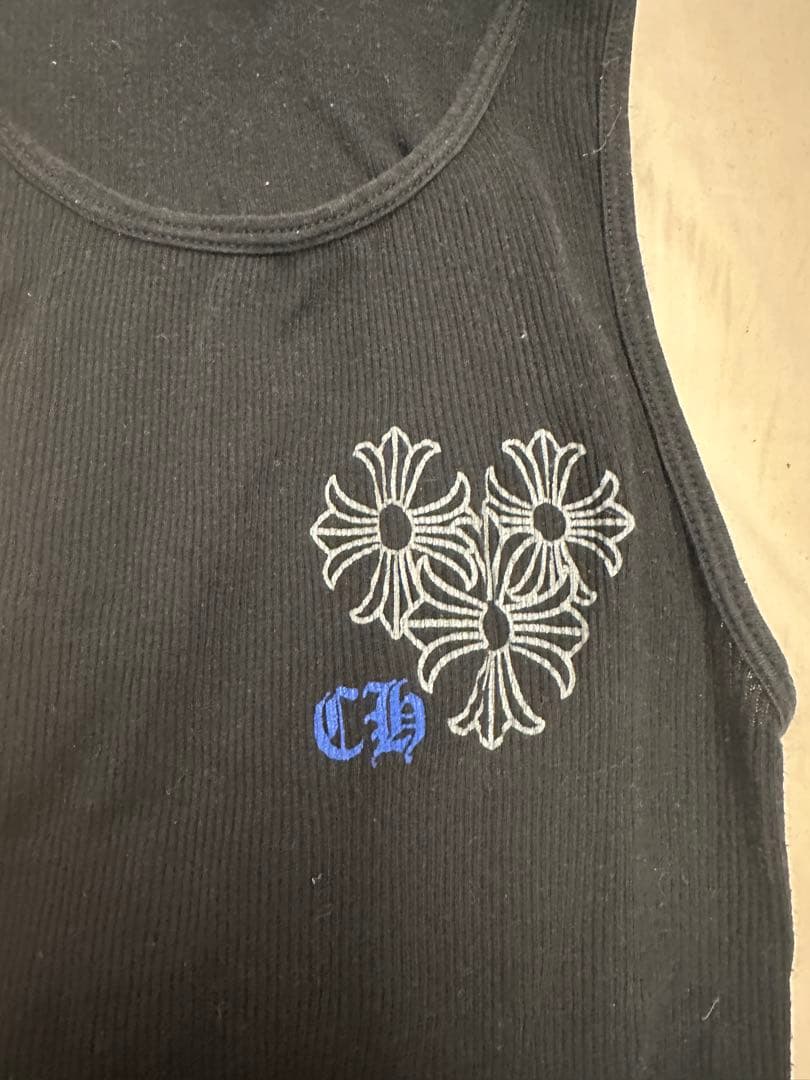 メンズ クロムハーツ タンクトップ Sサイズ(黒)